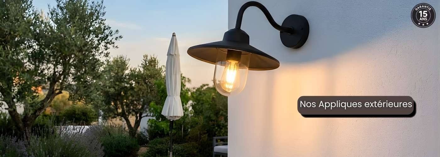 Applique d'extérieur garantie 15 ans